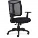 Lorell 83100 Mesh Back Chair w/Air Grid Fabric Seat