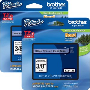 Brother TZE121BD P-touch TZe Laminated Tape Cartridges