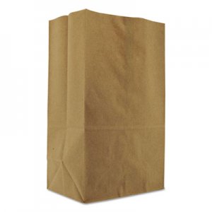 Genpak BAGSK1857 Grocery Paper Bags, 10.13" x 14.38", Kraft, 500 Bags