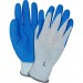 Safety Zone GRSL-LG Blue/Gray Coated Knit Gloves