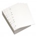 Domtar DMR851271 Custom Cut-Sheet Copy Paper, 92 Bright, 7-Hole, 20lb, 8.5 x 11, White, 500/Ream
