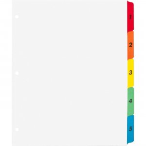 Business Source 21900 Table of Content Quick Index Dividers