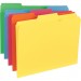 Business Source 21274 1/3-Cut Tab Colored File Folders