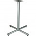 Lorell 34432 Silver Bistro-height X-leg Table Base