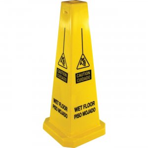 Genuine Joe 58880CT Bright 4-sided CAUTION Safety Cone