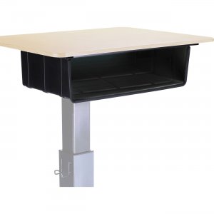 Lorell 00077 Sit-to-Stand School Desk Large Book Box