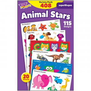 TREND 46928 Animal Fun Stickers Variety Pack