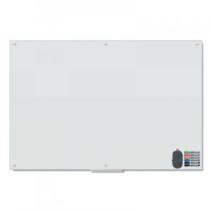 U Brands UBR3974U0001 Magnetic Glass Dry Erase Board Value Pack, 72 x 48, White