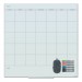 U Brands UBR3968U0001 Floating Glass Dry Erase Undated One Month Calendar, 36 x 36, White