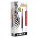 Zebra ZEB47130 Sarasa Dry Gel X30 Retractable Gel Pen, Medium 0.7mm, Red Ink/Barrel, Dozen
