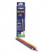Prang DIX22106 Duo-Color Colored Pencil Sets, 3 mm, Assorted Lead/Barrel Colors, 6/Pack