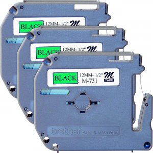 Brother M731BD P-touch Nonlaminated M Series Tape Cartridge