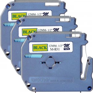 Brother M831BD P-touch Nonlaminated M Series Tape Cartridge