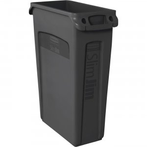 Rubbermaid Commercial 354060BKCT Slim Jim Vented Container