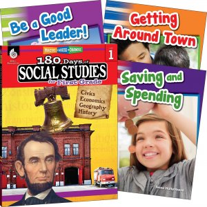Shell Education 118395 Learn At Home Social Studies Books