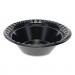 Pactiv PCTYTKB00120000 Laminated Foam Dinnerware, Bowl, 12 oz, 6" Diameter, Black, 1,000/Carton
