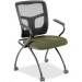 Lorell 8437434 Mesh Back Fabric Seat Nesting Chairs
