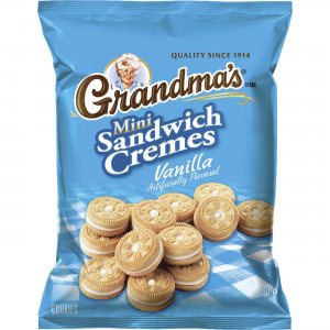 Quaker Oats 45096 Grandma's Vanilla Mini Cookie Cremes