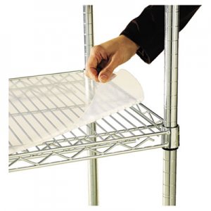 Alera ALESW59SL4818 Shelf Liners For Wire Shelving, Clear Plastic, 48w x 18d, 4/Pack