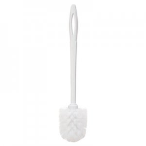 Rubbermaid Commercial 631000WE Toilet Bowl Brush, 14 1/2", White, Plastic