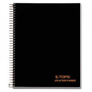 TOPS TOP63827 JEN Action Planner, Ruled, 8 1/2 x 6 3/4, White, 84 Sheets