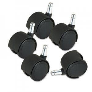 Master Caster 23622 Deluxe Duet Casters, Nylon, B and K Stems, 110 lbs./Caster, 5/Set