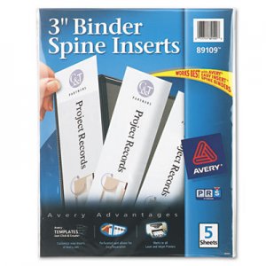 Binder Spine Inserts Binders & Accessories