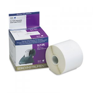 Seiko SKPSLPSRL Bulk Self-Adhesive Wide Shipping Labels, 2-1/8 x 4, White, 220/Box