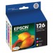 Epson T126520 DURABrite High Capacity Multi-Pack Ink Cartridge