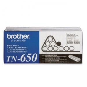 Brother TN650 High Yield Black Toner Cartridge