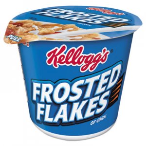 Kellogg's 01468 Breakfast Cereal, Frosted Flakes, Single-Serve 2.1oz Cup, 6/Box