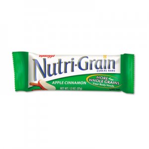 Kellogg's 35645 Nutri-Grain Cereal Bars, Apple-Cinnamon, Indv Wrapped 1.3oz Bar, 16/Box
