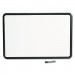 Quartet 7553 Contour Dry-Erase Board, Melamine, 36 x 24, White Surface, Black Frame