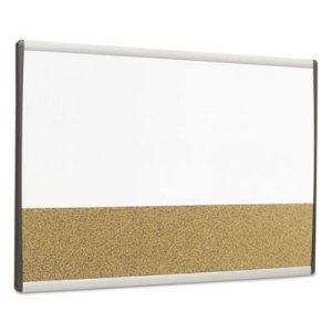Quartet ARCCB3018 Magnetic Dry-Erase/Cork Board, 18 x 30, White Surface, Silver Aluminum Frame