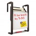 Quartet QRTOFD Hanging File Pocket with Dry Erase Board, Three Pockets, Letter, Black