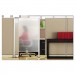 Quartet WPS2000 Premium Workstation Privacy Screen, 38w x 64d, Translucent Clear/Silver