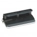 Swingline GBC 74150 24-Sheet Easy Touch Two-to-Seven-Hole Precision-Pin Punch, 9/32" Holes, Black