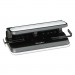 Swingline GBC 74300 32-Sheet Easy Touch Two-to-Seven-Hole Punch, 9/32" Holes, Black/Gray