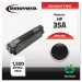 Innovera IVRB435A Remanufactured CB435A (35A) Toner, Black