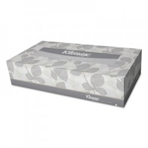 Kleenex 21606BX White Facial Tissue, 2-Ply, White, Pop-Up Box, 125/Box