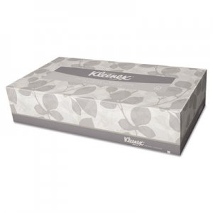 Kleenex 21606CT White Facial Tissue, 2-Ply, Pop-Up Box, 125 Sheets, 48/Carton
