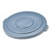 Rubbermaid Commercial 265400GY Round Flat Top Lid, for 55-Gallon Round Brute Containers, 26 3/4", dia., Gray