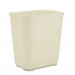 Rubbermaid Commercial RCP254300BG Fire-Resistant Wastebasket, Rectangular, Fiberglass, 7gal, Beige