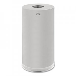 Rubbermaid Commercial RCPCC16SSSGL European and Metallic Series Drop-In Top Receptacle, Round, 15 gal, Satin Stainless