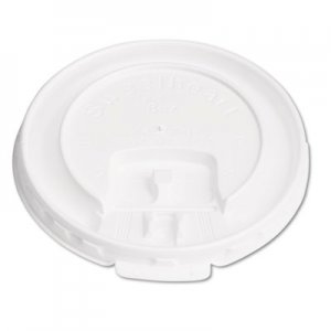 Dart SCCDLX8R Lift Back & Lock Tab Cup Lids for Foam Cups, For SLOX8J, White, 2000/Carton