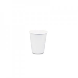 SOLO Cup Company 44CT White Paper Water Cups, 3oz, 100/Bag, 50 Bags/Carton