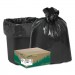 Earthsense Commercial RNW2410 Recycled Can Liners, 7-10gal, .85mil, 24 x 23, Black, 500/Carton