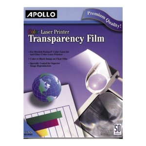Apollo VCG7070E Color LaserJet Transparency Film