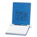 ACCO 54112 PRESSTEX Covers w/Storage Hooks, 6" Cap, 9 1/2 x 11, Light Blue