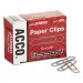 ACCO 72580 Smooth Economy Paper Clip, Metal Wire, Jumbo, Silver, 100/Box, 10 Boxes/Pack